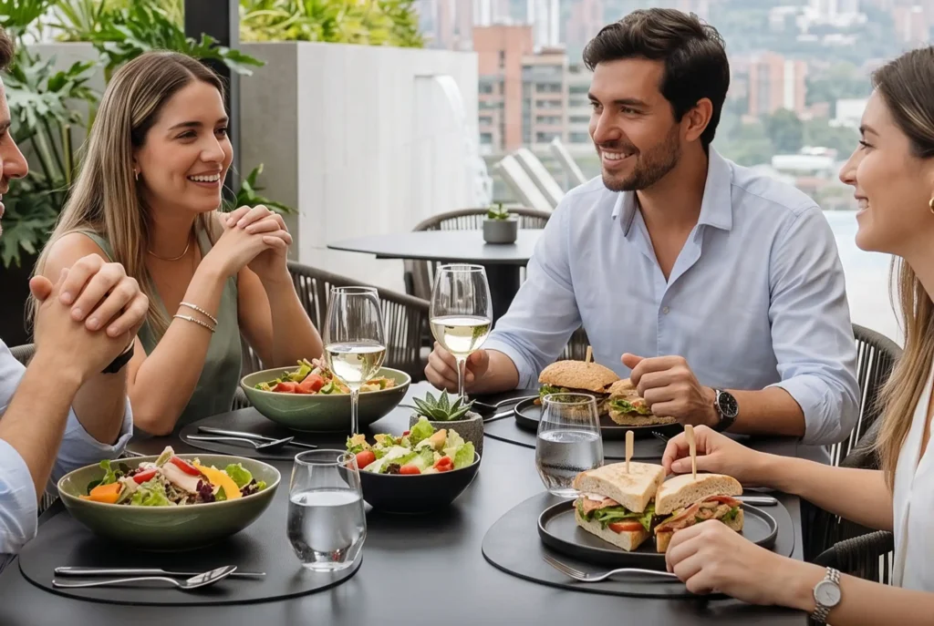 El espacio ideal para reuniones informales en Medellín. Disfruta de un menú ligero de autor con el nivel y la exclusividad que tu marca merece en Etro.