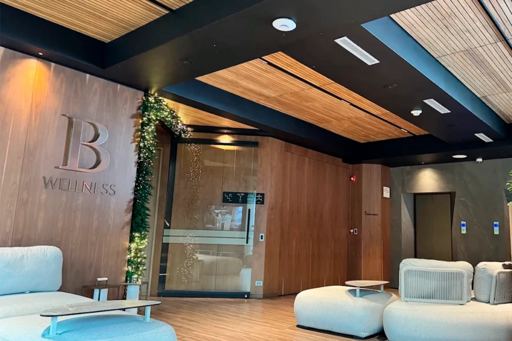 B Wellness area at BINN Hotel, a wellness space for medical tourism in Medellin.